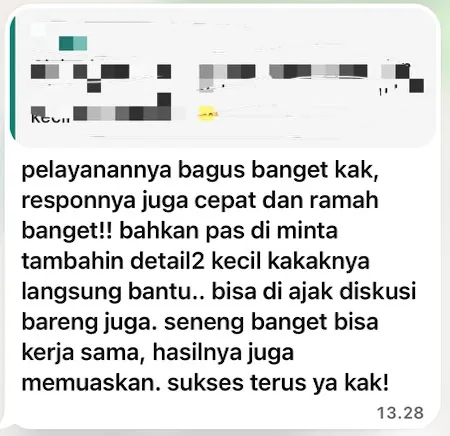 Pelayanan ramah dan cepat